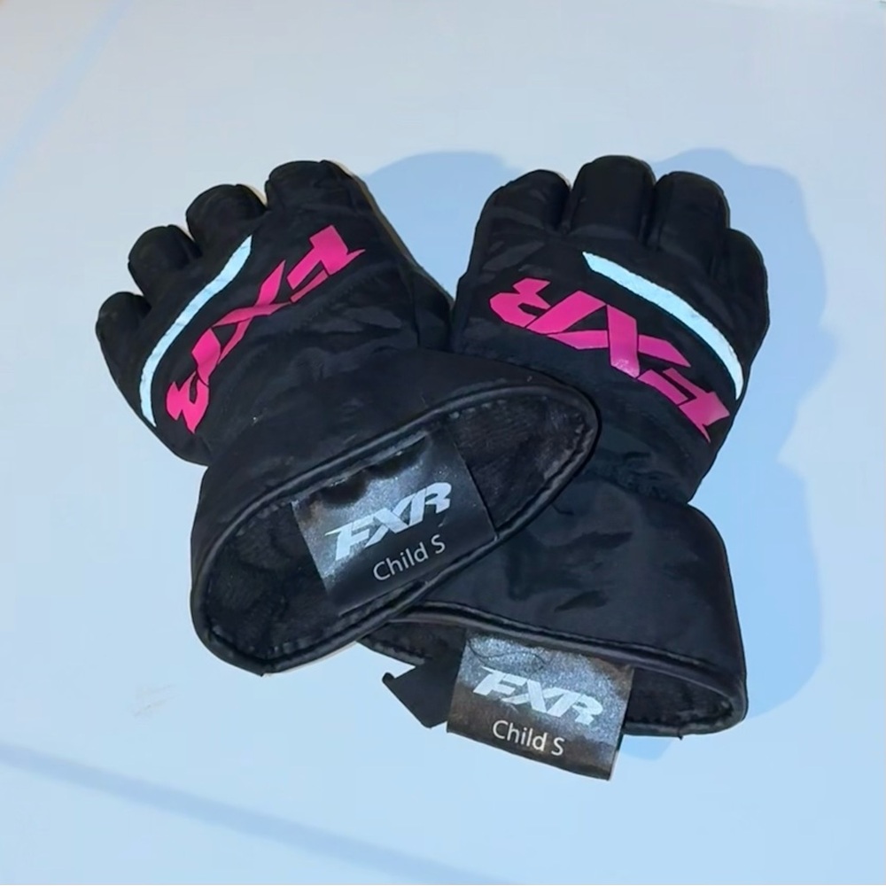 FXR Octane Snowmobiling Gloves - Girls Size Small - Picture 4 of 6